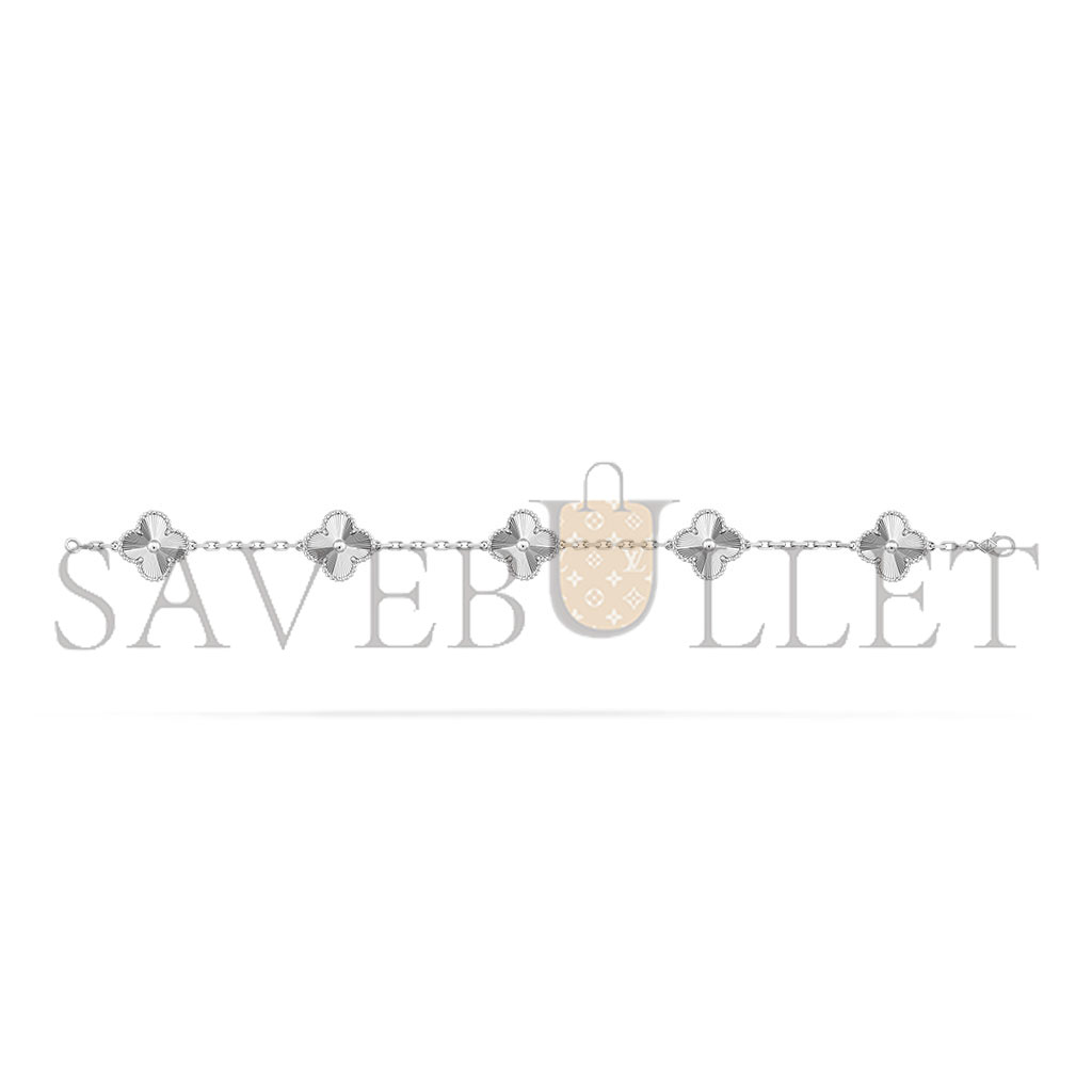 V*N CL*F vintage alhambra bracelet, 5 motifs vcarp9xe00